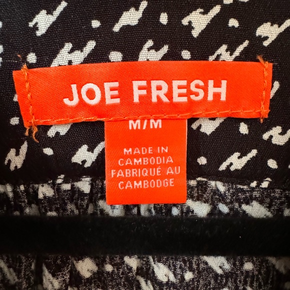 Black Joe Fresh wrap dress with drawstring waist - Picture 4 of 4